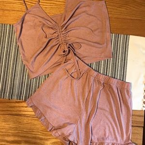Romwe tank & shorts pj set 💕